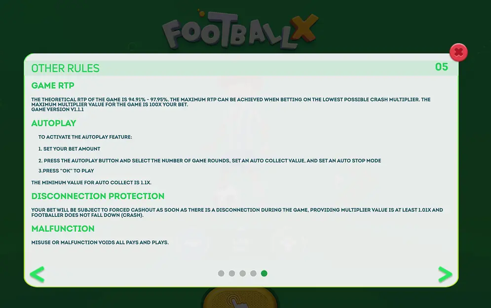 FootballX how to play step 5: Review the result
